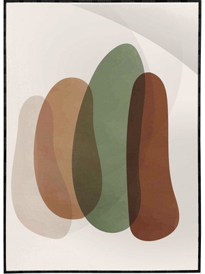 SHOP365 Renkli Şekiller Modern Poster P-004148