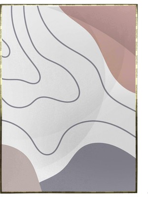 SHOP365 Botanik Şekiller Modern Poster P-003811