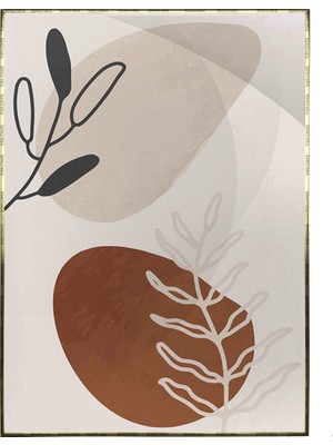SHOP365 Doğa Sanatsal Çizimler Modern Poster P-004063