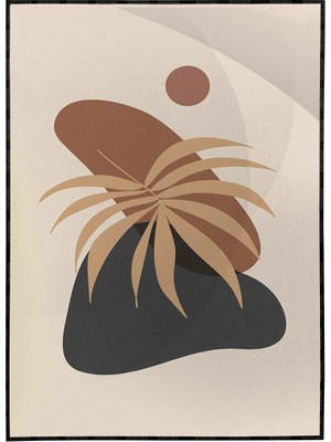 SHOP365 Doğa Sanatsal Çizimler Modern Poster P-004098