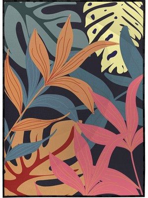 SHOP365 Doğa Sanatsal Çizimler Modern Poster P-004124