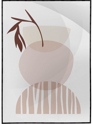 SHOP365 Bitki Yapraklar ve Şekiller Modern Poster P-000750