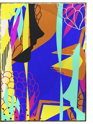 SHOP365 Şekiller Renkli Modern Poster P-001611