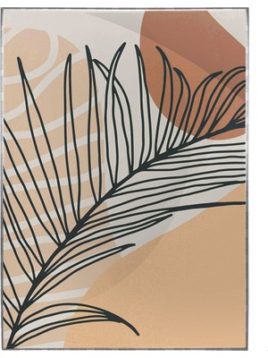 SHOP365 Bitki Yapraklar ve Şekiller Modern Poster P-002867