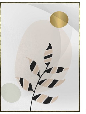 SHOP365 Doğa Bitki Modern Illüstrasyon Poster P-002635