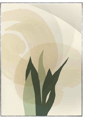 SHOP365 Bitki Yapraklar ve Şekiller Modern Poster P-002610