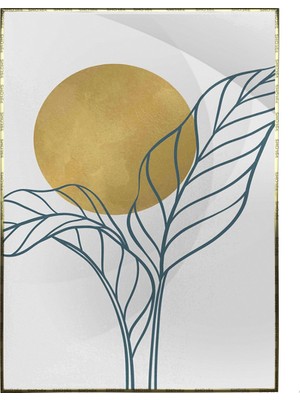 SHOP365 Doğa Bitki Modern Illüstrasyon Poster P-002528