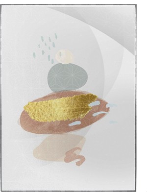 SHOP365 Şekiller Modern Karışık Renkler Modern Poster P-002972