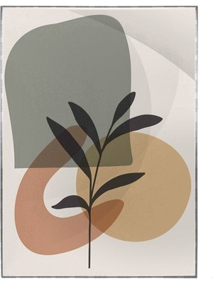 SHOP365 Botanik Şekiller Modern Poster P-003741