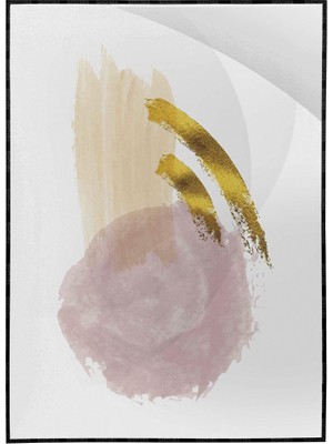 SHOP365 Şekiller Pastel Renkler Modern Dekoratif Poster P-003123