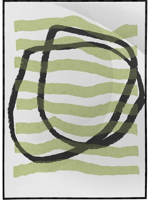 SHOP365 Şekiller Dekoratif Pastel Renkler Modern Poster P-000451