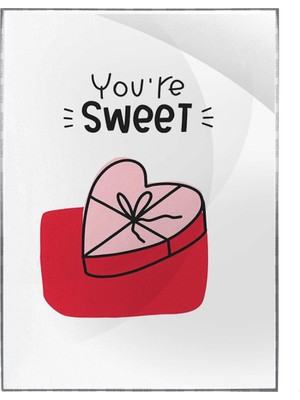 SHOP365 Sevgi Aşk Temalı Illüstrasyon Poster P-002103