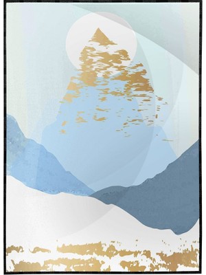 SHOP365 Ay Güneş ve Toprak Renkleri Modern Poster P-001714
