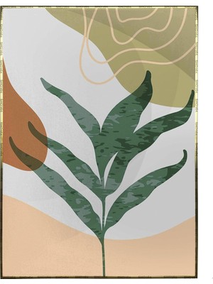 SHOP365 Şekil ve Altın Desenli Mermer Tasarım Modern ve Doğal Sanat Için Tasarım Modern Poster P-001