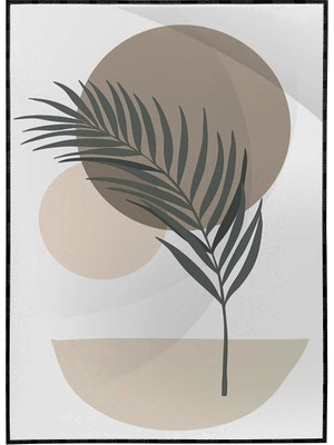 SHOP365 Bitki Yapraklar ve Şekiller Modern Poster P-000670