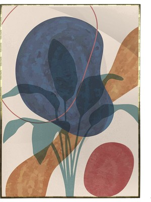 SHOP365 Bitki Yapraklar ve Şekiller Modern Poster P-003051