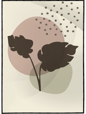 SHOP365 Bitki Yapraklar ve Şekiller Modern Poster P-002089