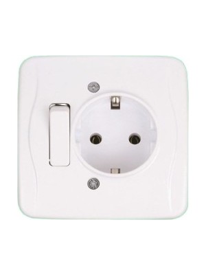 Far Sıva Altı Anahtarlı Topraklı Priz Far