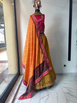 Aashivs Collection Hint Elbisesi - Lehenga10