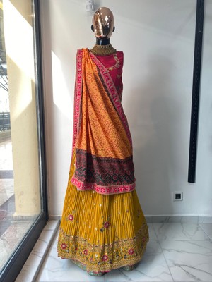 Aashivs Collection Hint Elbisesi - Lehenga10