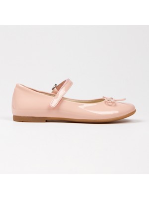 Paqpa Kız Çocuk Soft Tabanlı Pudra Rugan Babet