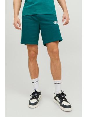 Jack & Jones Jpstnewsoft Sweat Shorts Bex Sn Gri Erkek Şort 12228920-Storm