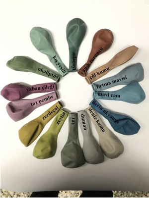  12'' Yaban Çileği Rengi Balon 20 Adet