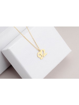 Nida Jewelry 925 Ayar Gümüş Numara Kolye