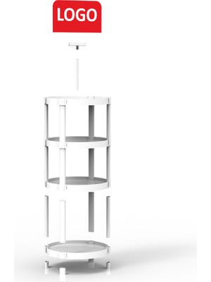 Relax Stand Plastik Kolay Kurulum Ürün Teşhir Standı Oval Plastik Stand