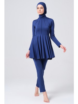 Alfasa Kloş Etekli Tesettür Mayo