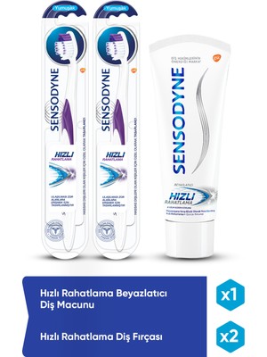 Sensodyne Diş Macunu 75ml + Diş Fırçası Soft 2'li Paket