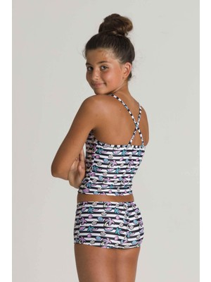 Arena 003085105 Tropical Summer Jr Tankini Çocuk Mayo