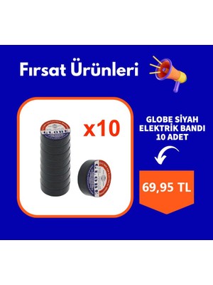 Globe Elektrik Bandı 10 Adet Paket