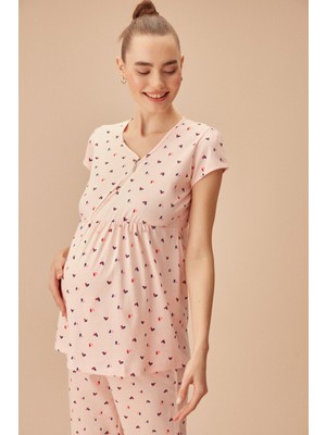 Suwen Heart Hamile Lohusa Pijama Takımı