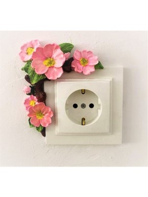 Morlalem 3 Boyutlu 10cm Bordür Çiçek Silikon Kalıp K-419, Kokulu Taş Sabun Alçı Mum Kalıbı