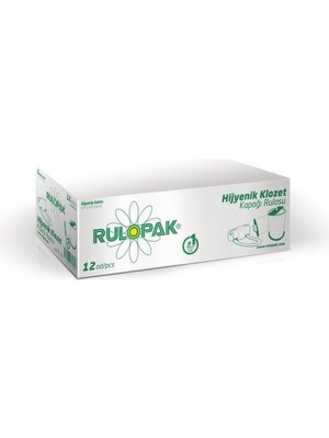 Rulopak Sensörlü Hijyenik Klozet Kapağı Rulosu 12'Li