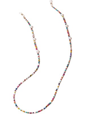 New Obsessions Renkli Boncuklu İncili Gözlük İpi