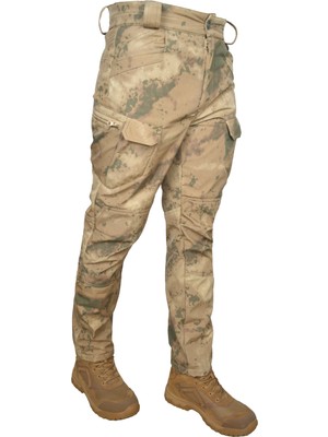 Wolftrap Tactical 8 Cepli Jandarma Kamuflaj Desenli Softshell Pantolon