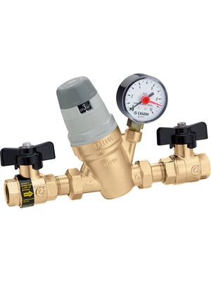 Caleffi Otomatik Dolum Ünitesi 1/2'' Basınç Saati Bağlantılı (Manometresiz)  554040