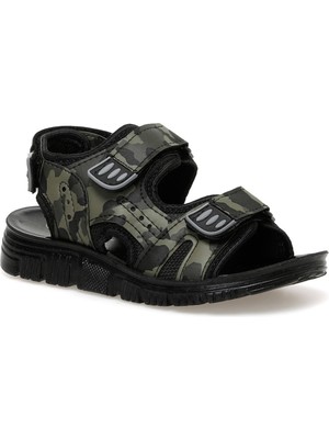 Polaris Haki Erkek Çocuk Sandalet Suni Deri Yaz Sezonu İçin Rahat Tasarım