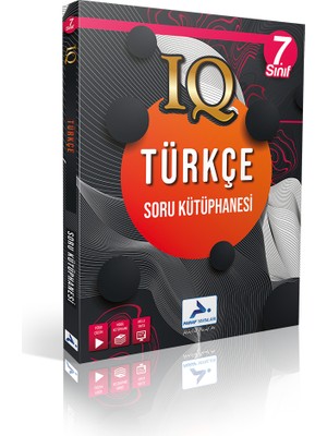 Paraf Yayınları Paraf 7. Sınıf IQ Türkçe Soru Kütüphanesi Üniversite Hazırlık İçin Özel Kitap