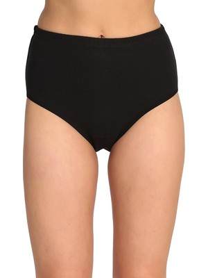 Tutku Tutku kadın Siyah  6'lı Paket Ribana Bato Külot