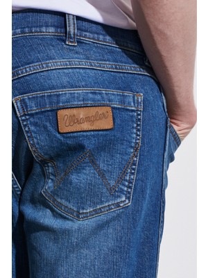 Wrangler Greensboro Regular Straight Fit Düşük Bel Esnek Jean Kot Pantolon