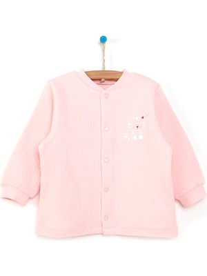 Hello Baby Basic Kız Bebek Kapitoneli Hırka
