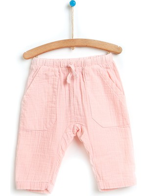 HelloBaby HelloBaby Basic Kız Bebek Cepli Pantolon Kız Bebek