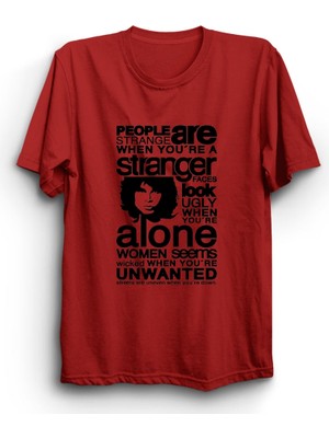 The Doors, Jim Morrison, People Are Strange, Rock Metal Grup Tişörtü