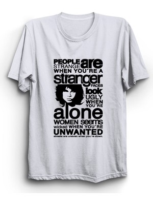 The Doors, Jim Morrison, People Are Strange, Rock Metal Grup Tişörtü
