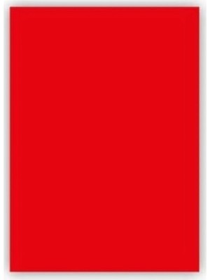Glanart Kırmızı Fon Kartonu 10 Adet 50 x 70 cm
