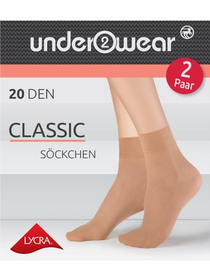 Underwear Soket Çorap 20 Den, Ten Rengi Standart Beden