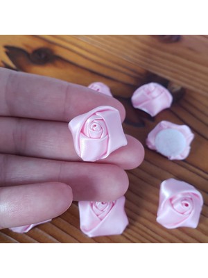 Hobiceyiz Saten Tomurcuk Minik Boy Açık Pembe 50 Adet